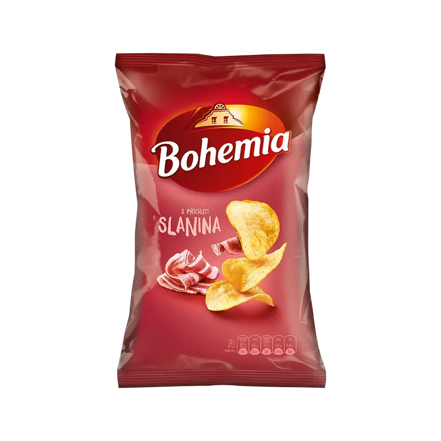 Bohemia chips slanina 130 g — Bohemia