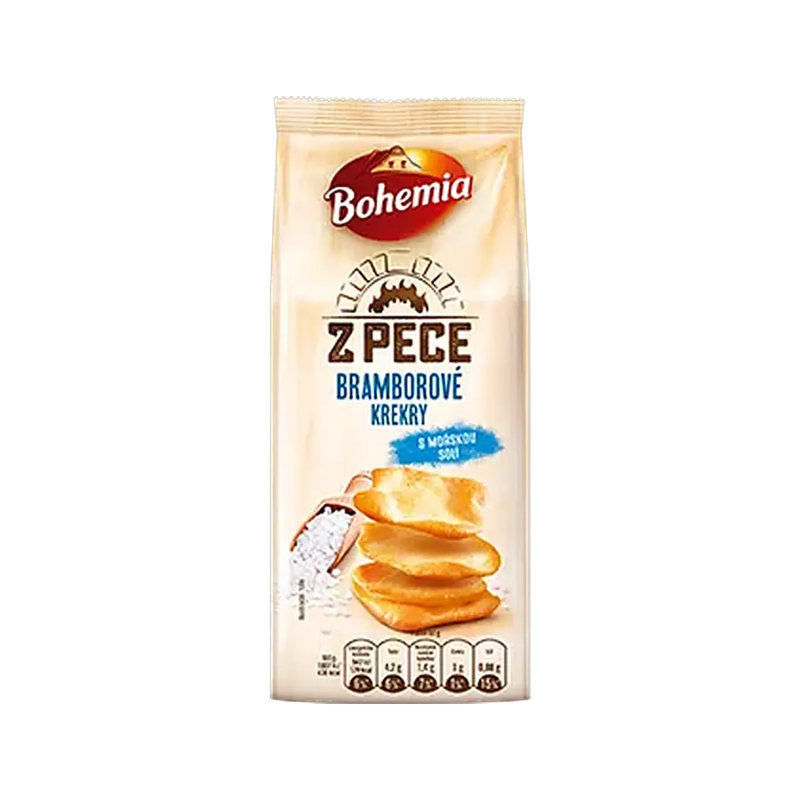 Bohemia Z pece bramborové krekry s mořskou solí 90 g — Bohemia