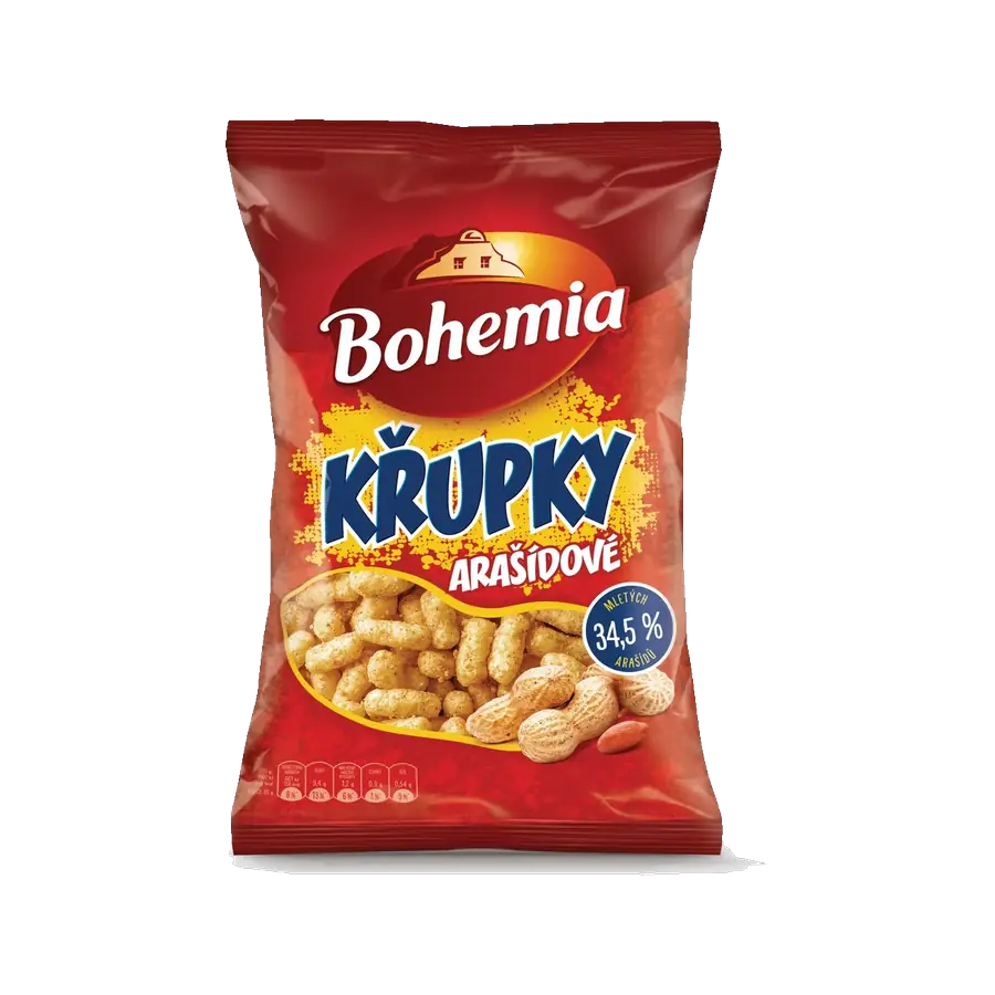 Bohemia arašídové MAXI křupky 200 g — Bohemia