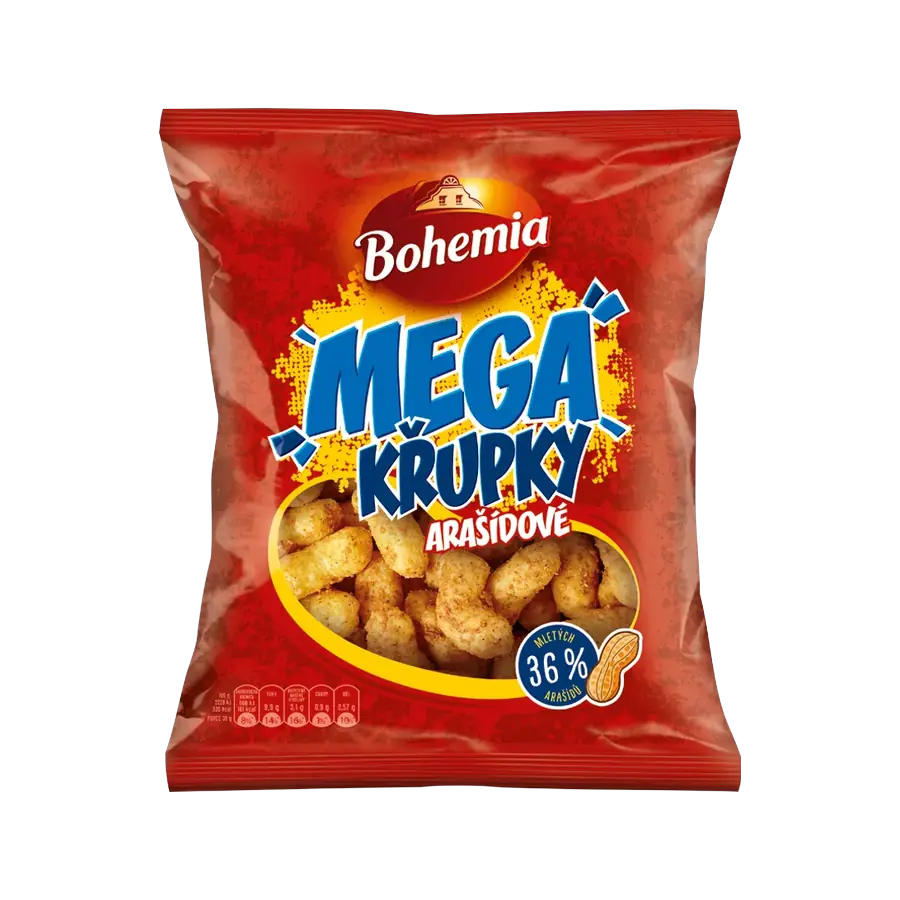 Bohemia arašídové MEGA křupky 150 g