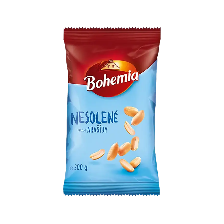 Bohemia arašídy nesolené 200 g