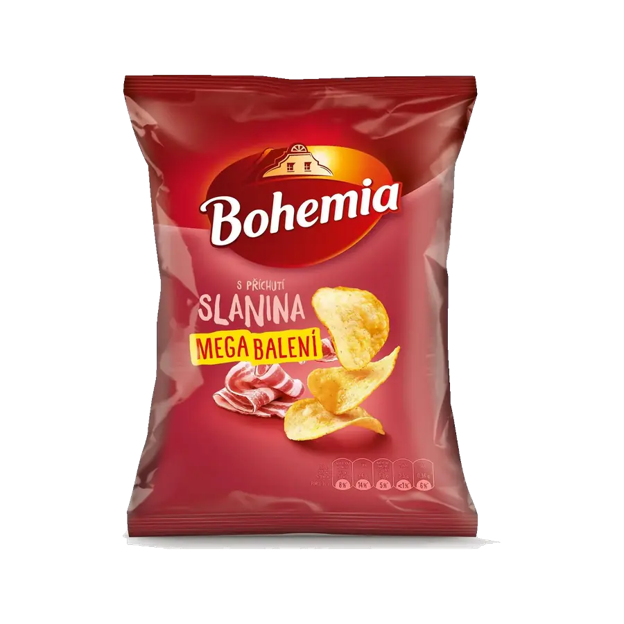Bohemia chips slanina 200 g