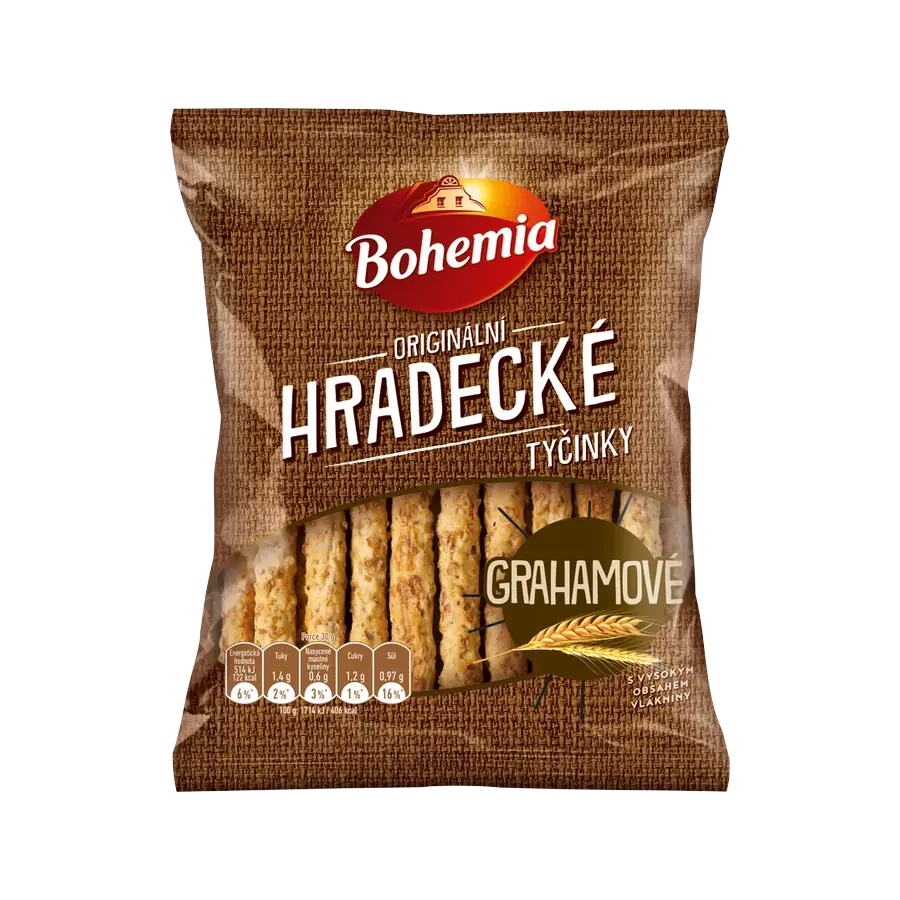 Bohemia Hradecké tyčinky grahamové 90 g