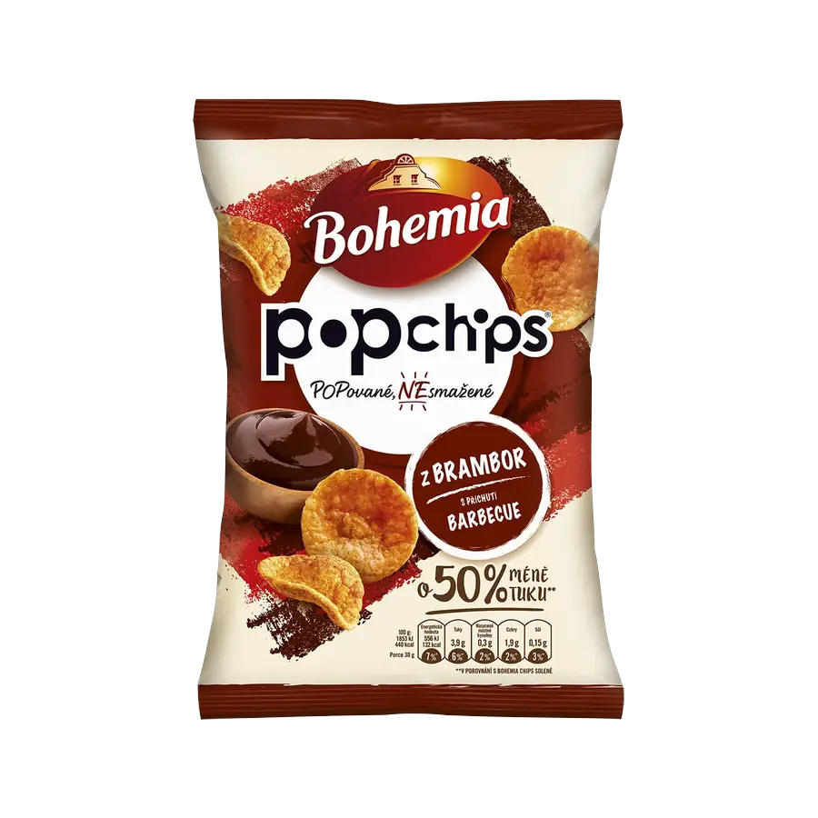 Bohemia PopChips barbecue 65 g
