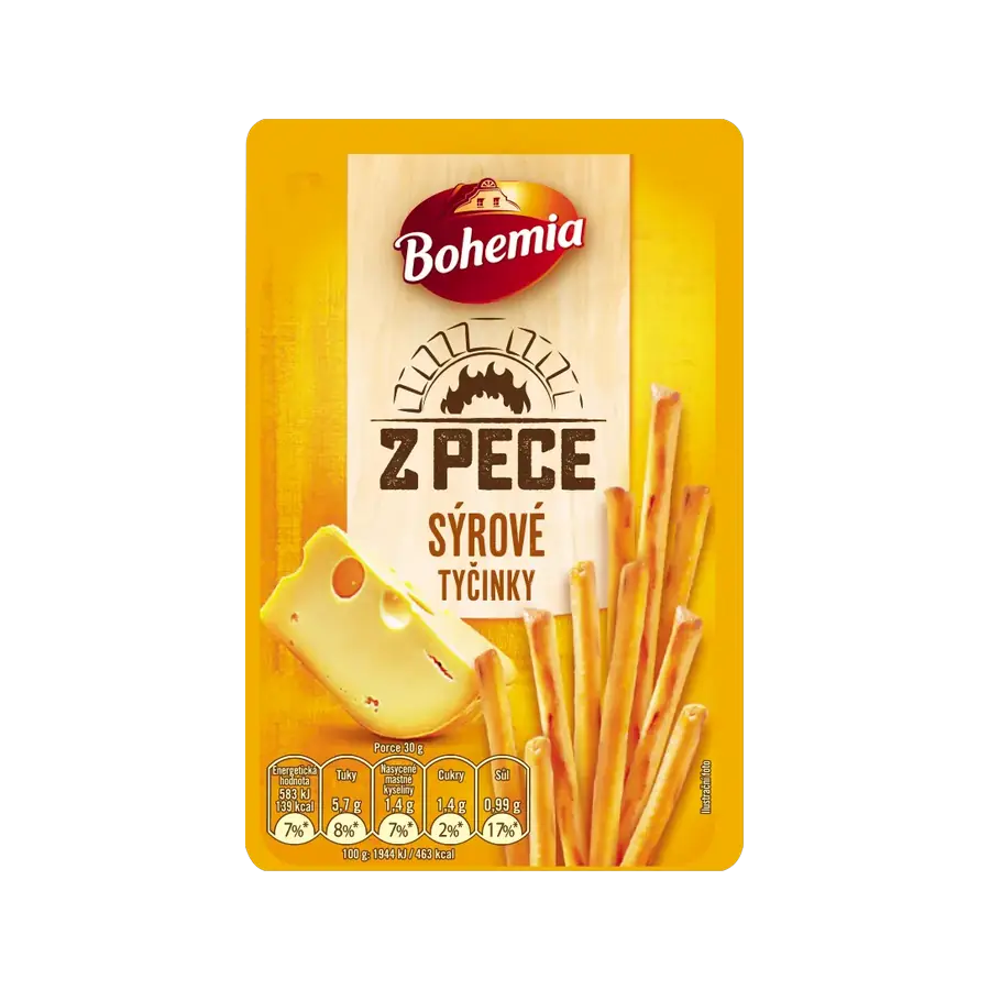 Bohemia Z pece sýrové tyčinky 80 g