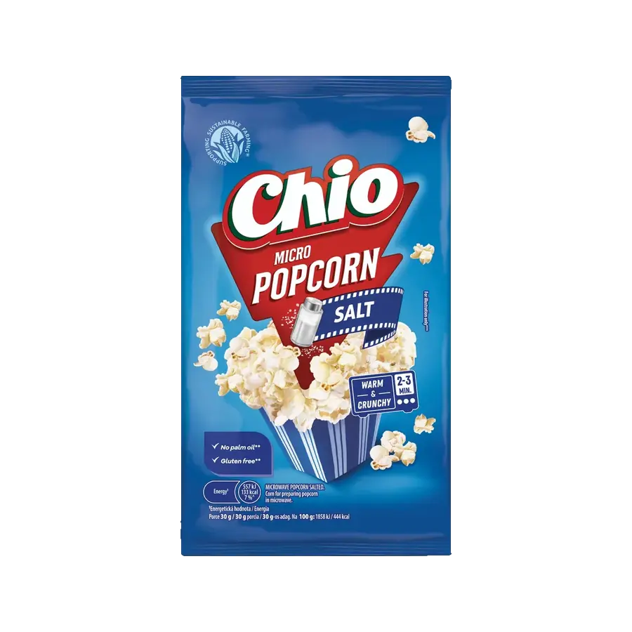Chio Microwave Popcorn solený 80 g